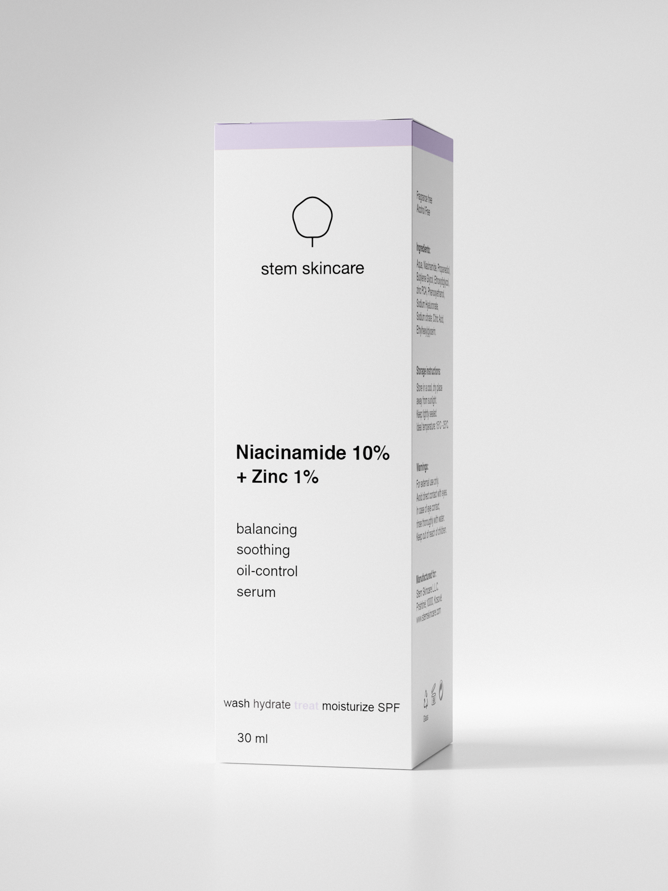 Niacinamide 10% + Zinc 1% Serum 30ml