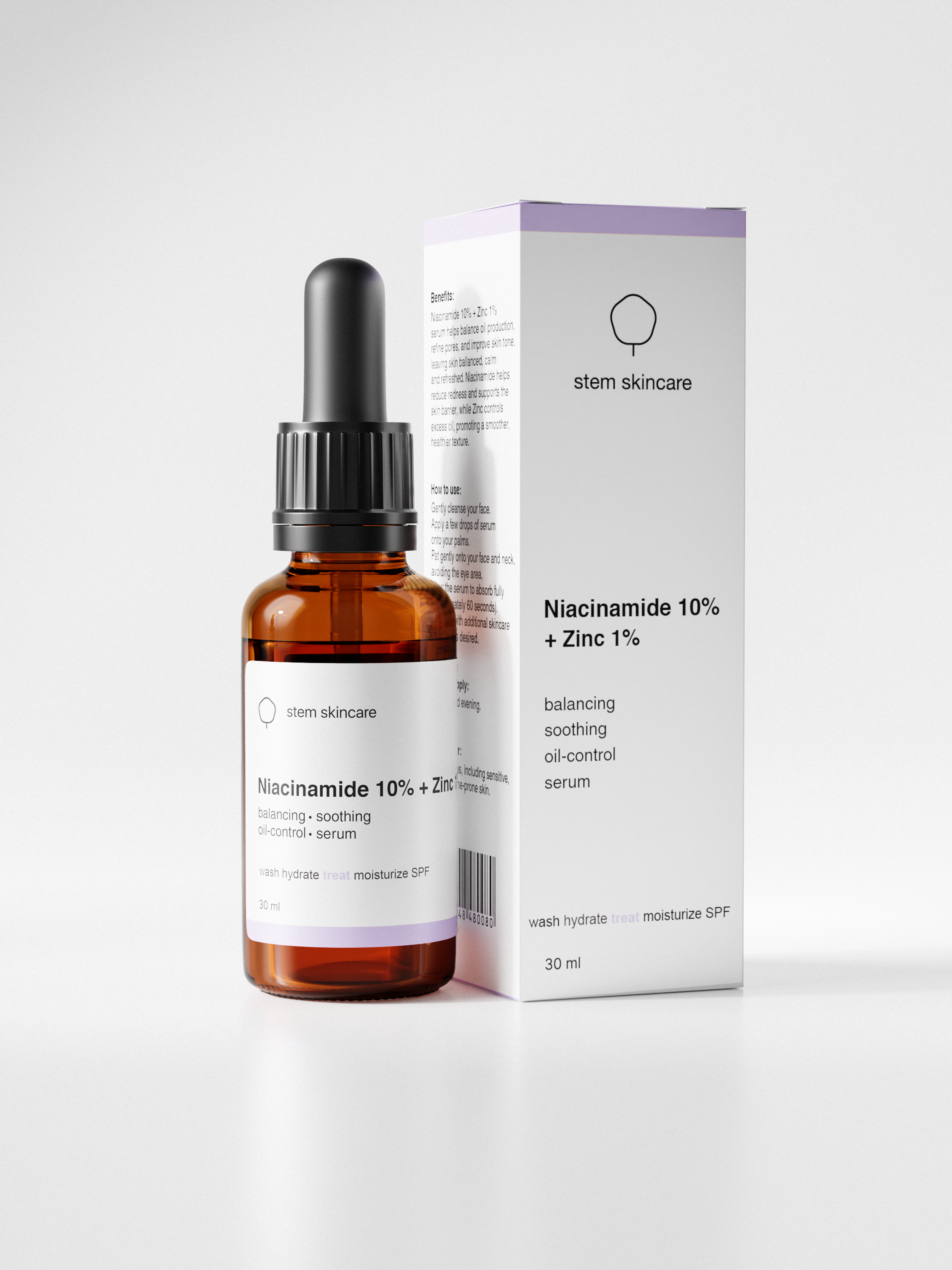Niacinamide 10% + Zinc 1% Serum 30ml