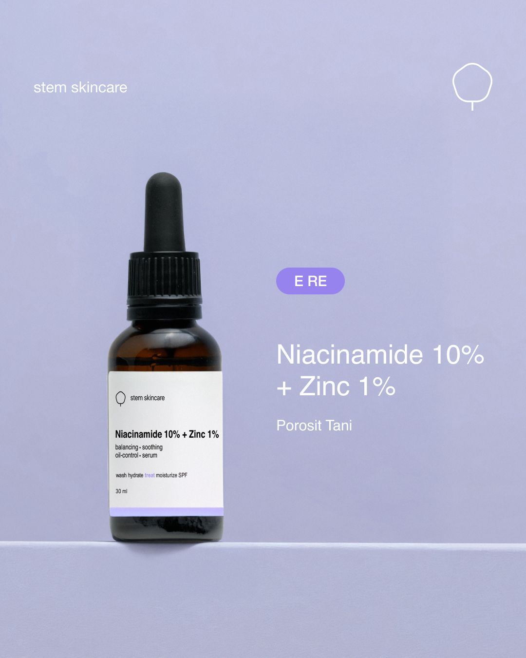 Niacinamide 10% + Zinc 1% Serum 30ml